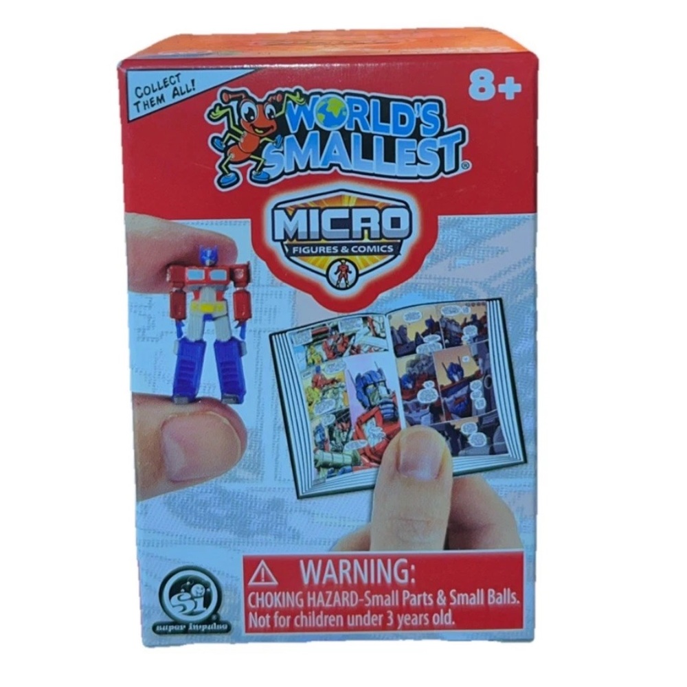 World’s Smallest Micro Action Figures And Comic Book Blind Box - New in Box
